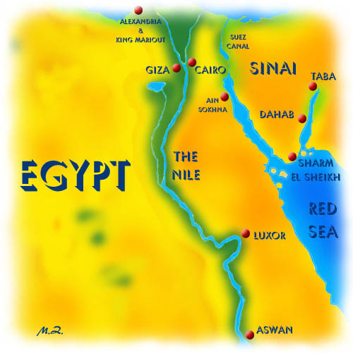 EGYPT'S MAP